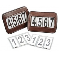 Collegaite Leather Bridle Number Holders