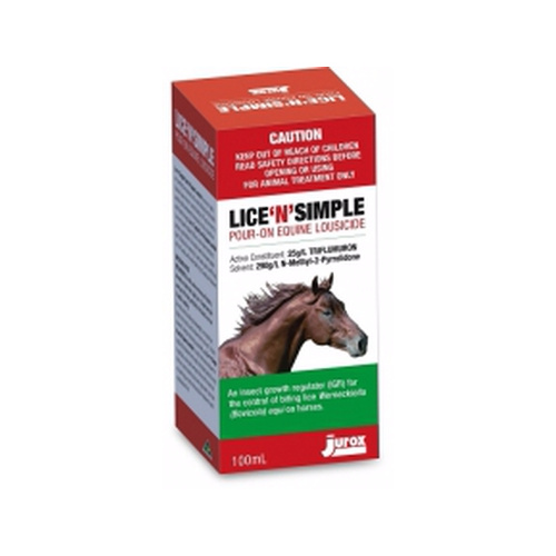 Lice’N'Simple Pour-On Equine Lousicide