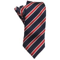 Classic Navy and Red Tie