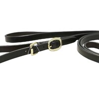 Leather butterfly lead rein - Brown