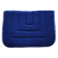 Saddle pad cotton/fleece - Blue