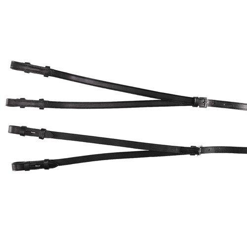 Forked Reins - Leather [COLOUR: BLACK]