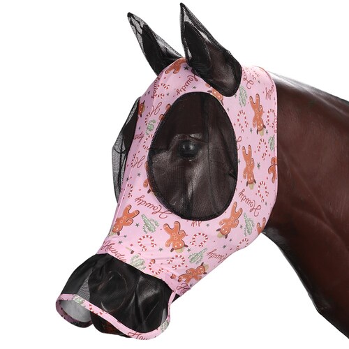 Gingerbread Mini Fly mask with skirt