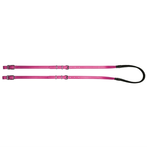 Pony PVC adjust reins [colour: Pink/Black]