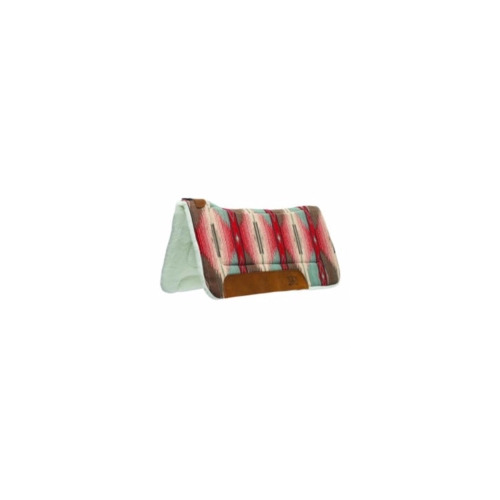 Weaver Contoured Sad Pad 30"x30" [Colour: Red/Turquiose]